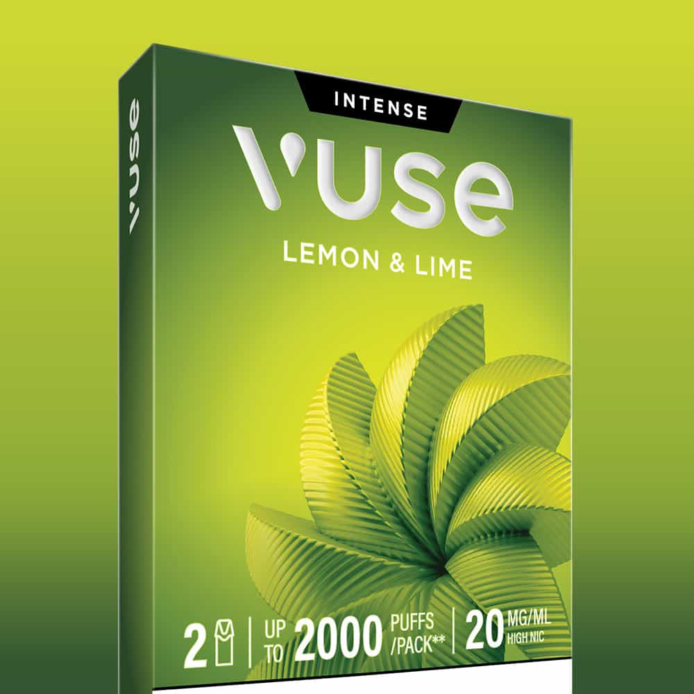 Lemon & Lime Vuse Extra Intense Flavour Pods