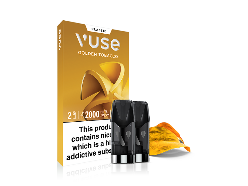 Golden Tobacco Vuse Classic Flavour Pods