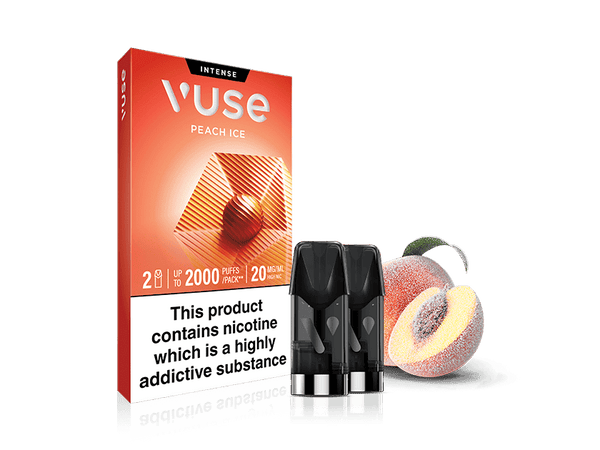 Peach Ice Vuse Extra Intense Flavour Pods