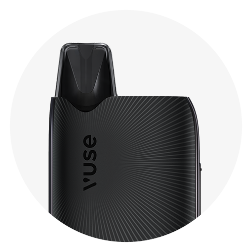 Black Vuse Ultra device on White background 