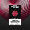 A pack of Vuse watermelon hibiscus in front of a pink orb.